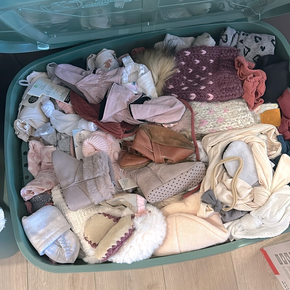 Lot of baby girl clothing